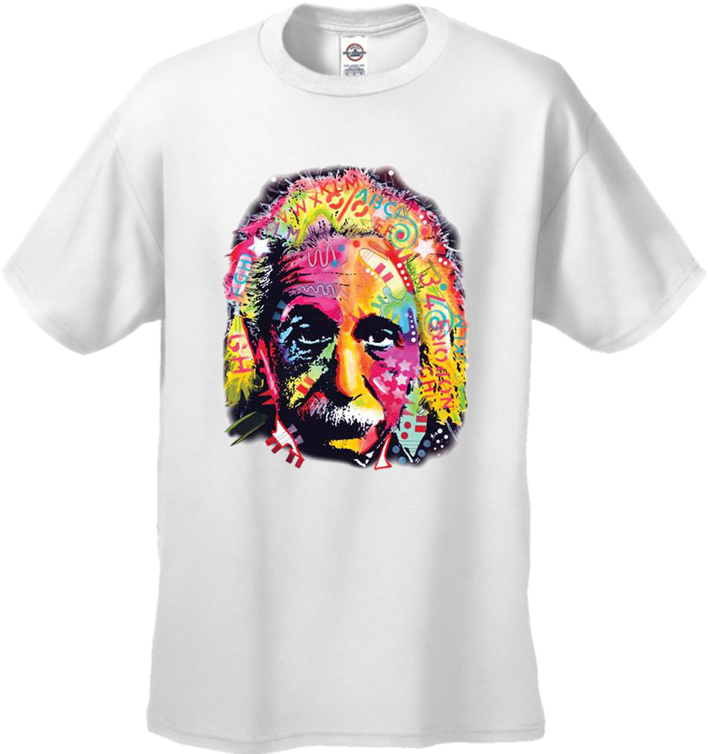 Einstein Graffiti Fractal Men's T-Shirt