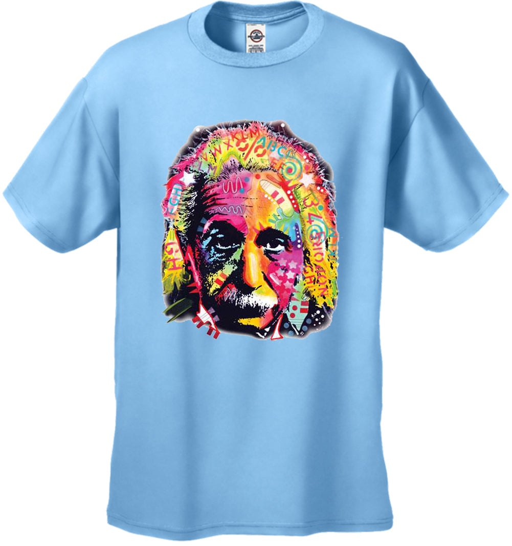 Einstein Graffiti Fractal Men's T-Shirt