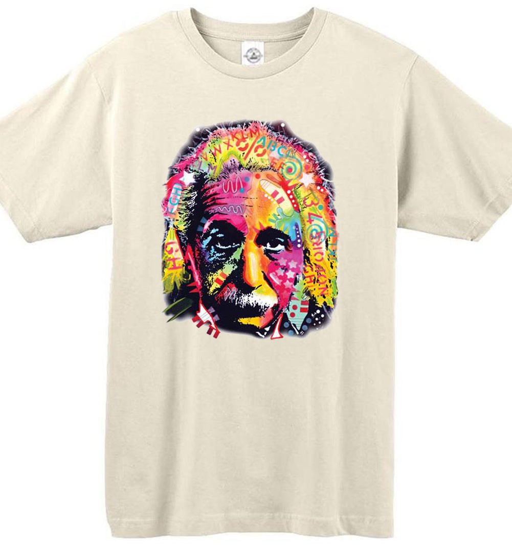Einstein Graffiti Fractal Men's T-Shirt