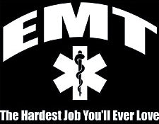 EMT The Hardest Job Girls T-Shirt