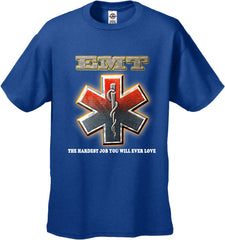 EMT The Hardest Job You Will Ever Love Men's T-Shirt