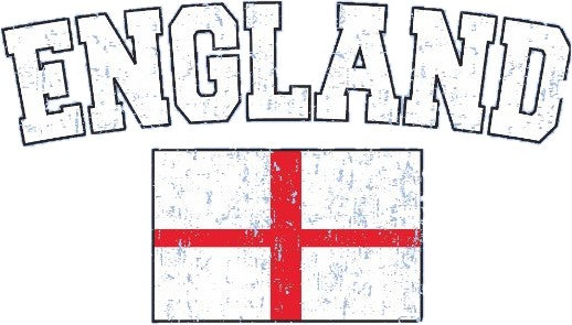 England Vintage Flag International Hoodie