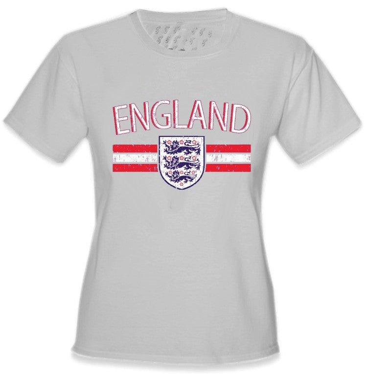 England Vintage Shield International Girls T-Shirt