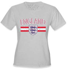 England Vintage Shield International Girls T-Shirt