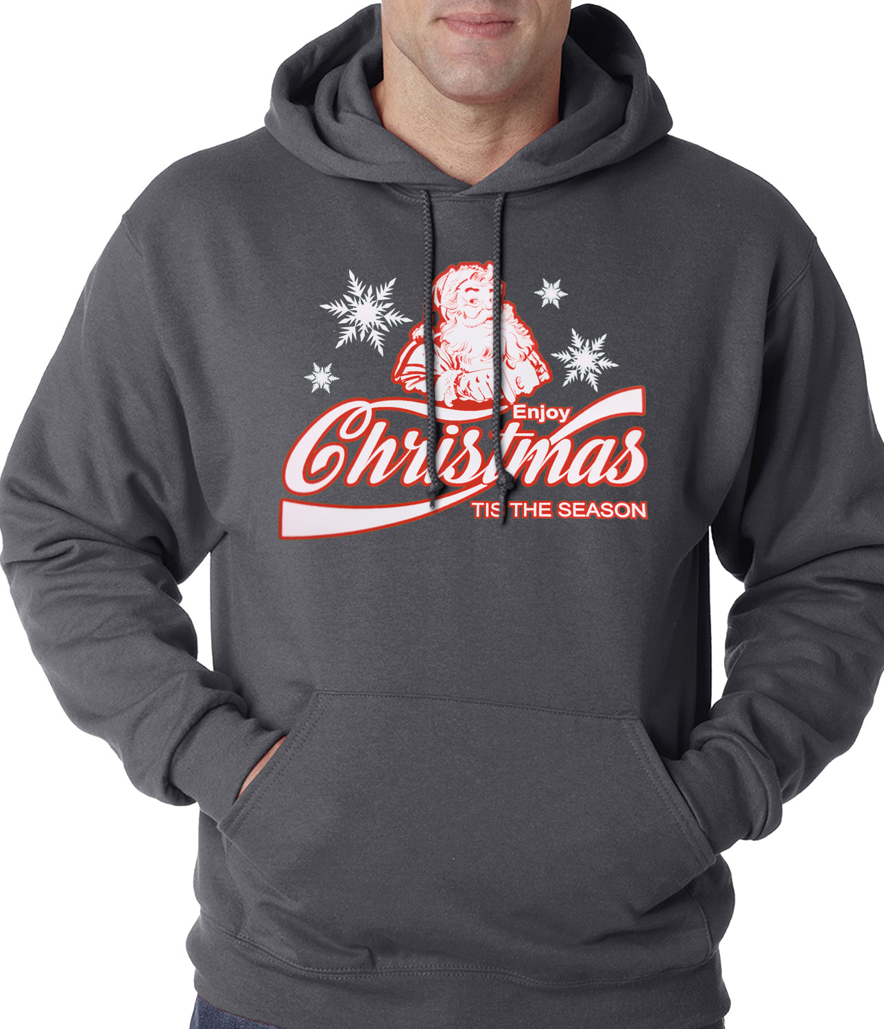Enjoy Christmas Tis The Season Adult Hoodie