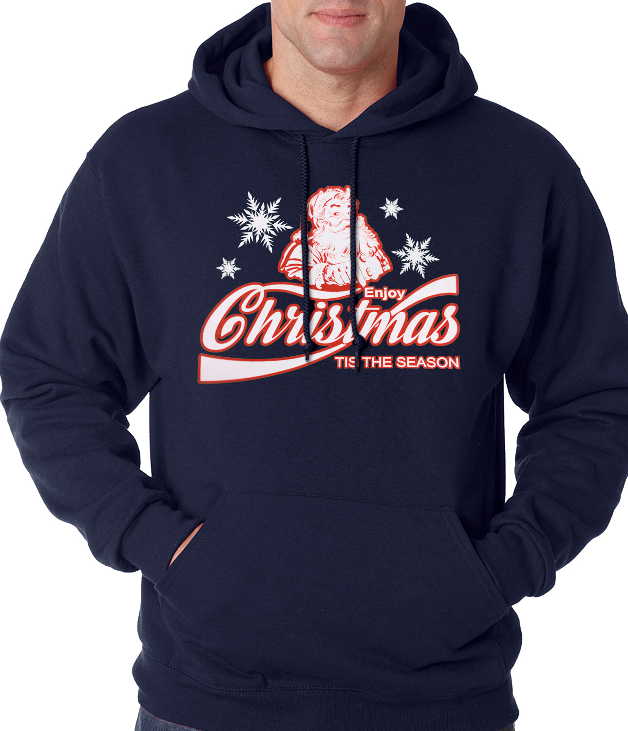 Enjoy Christmas Tis The Season Adult Hoodie