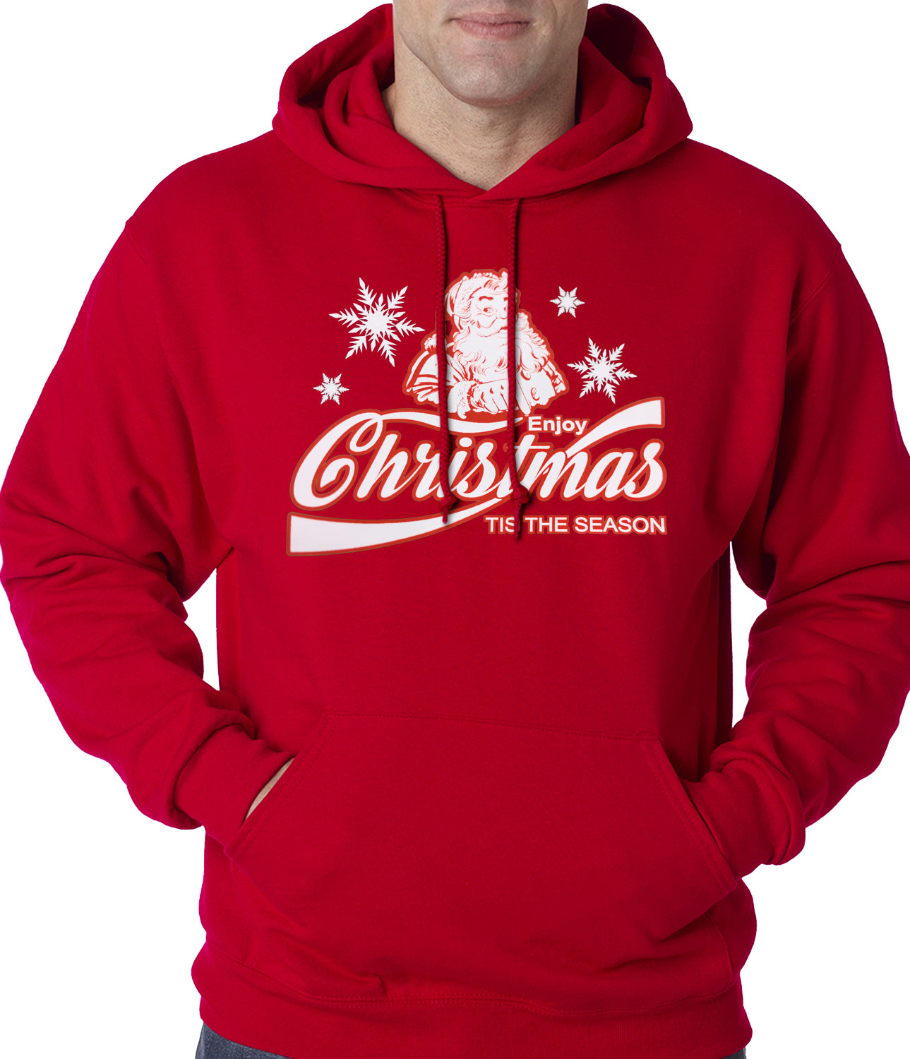 Enjoy Christmas Tis The Season Adult Hoodie