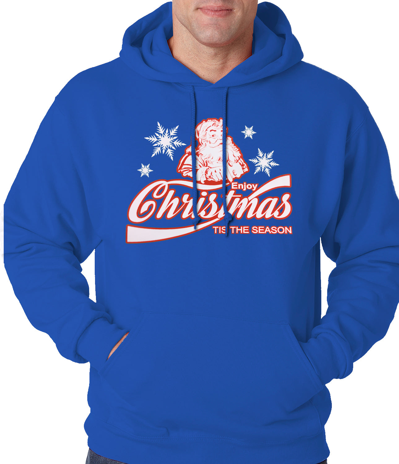 Enjoy Christmas Tis The Season Adult Hoodie