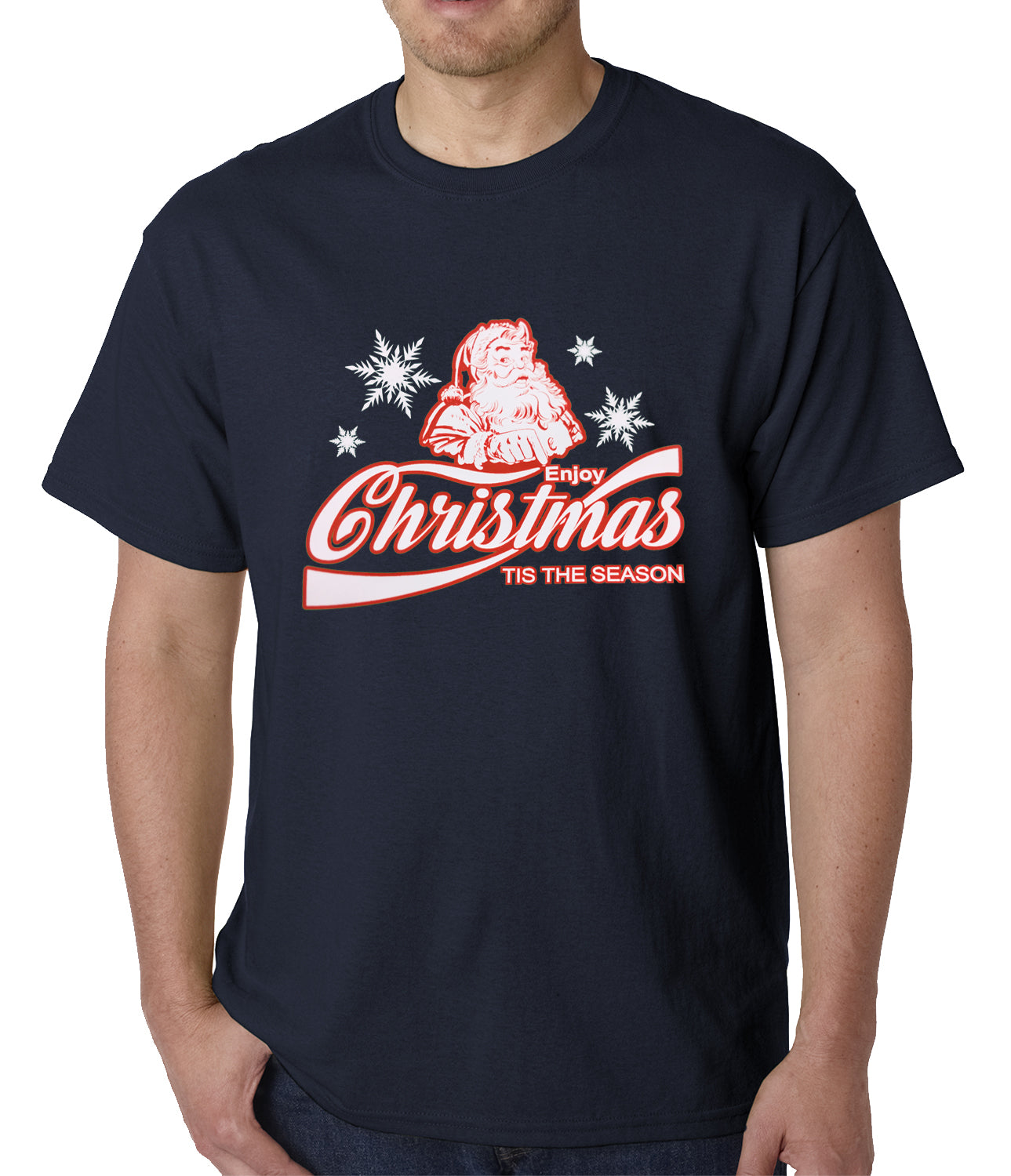 Enjoy Christmas Tis The Season Mens T-shirt