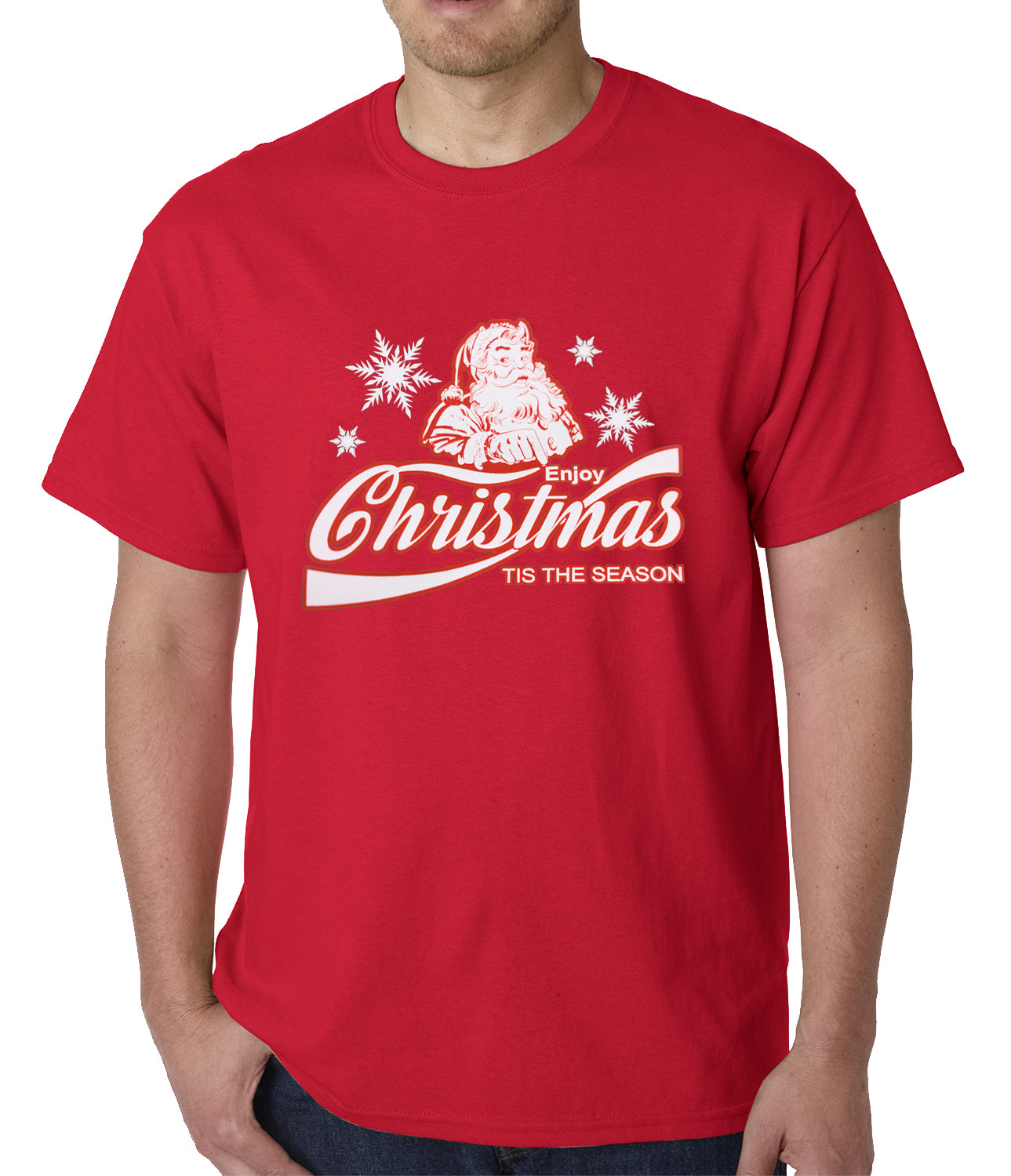 Enjoy Christmas Tis The Season Mens T-shirt