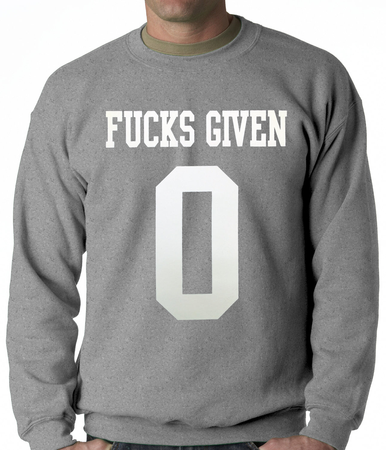 F*cks Given 0 Adult Crewneck