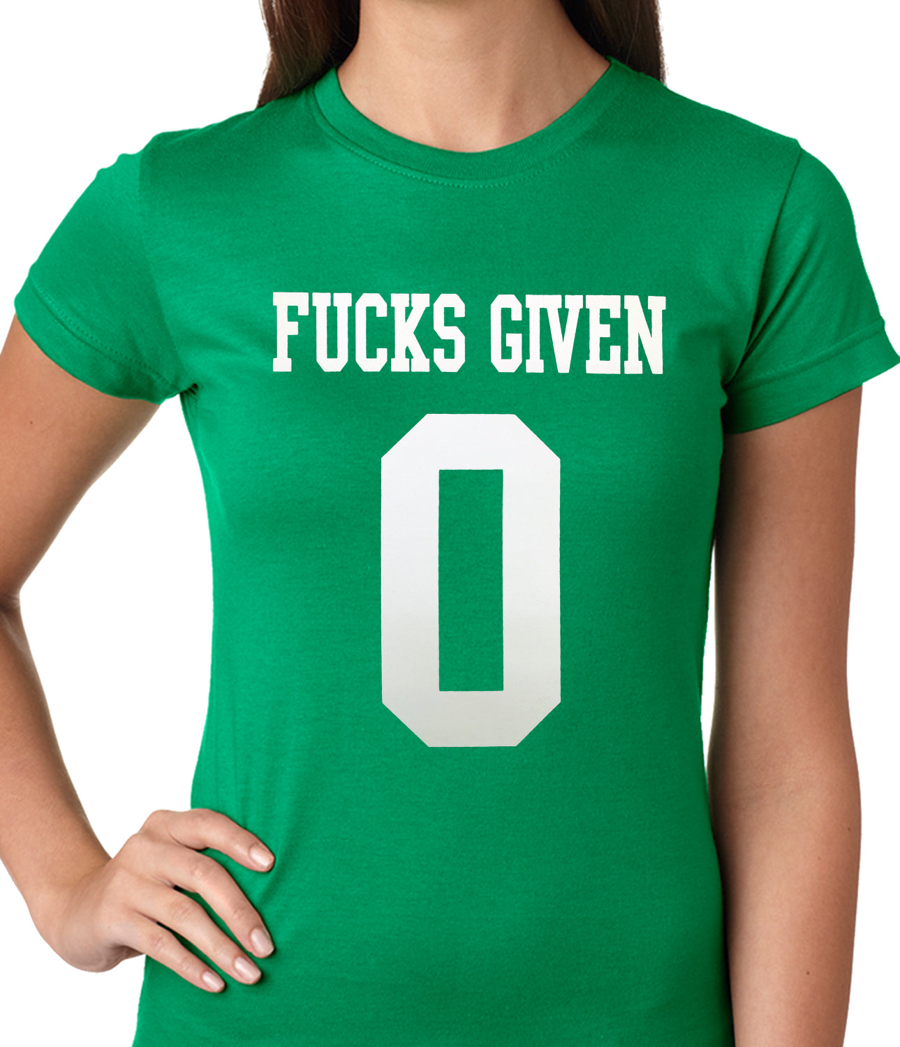 F*cks Given 0 Ladies T-shirt