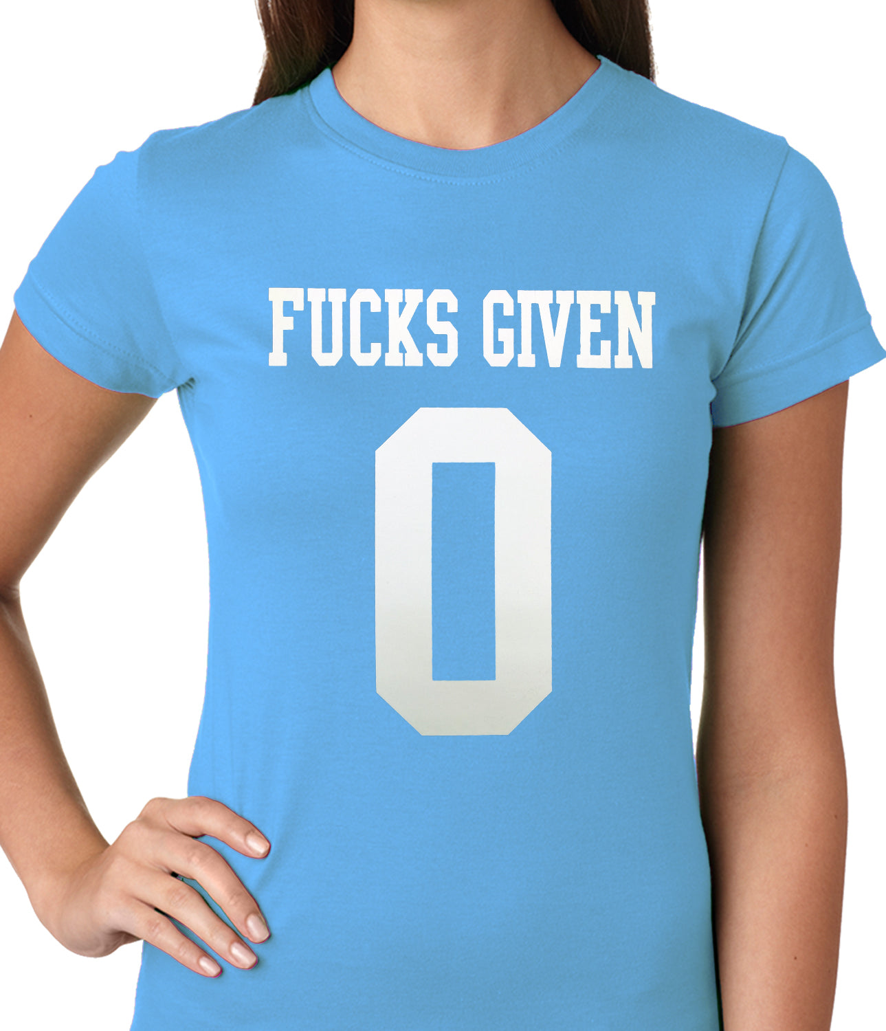 F*cks Given 0 Ladies T-shirt