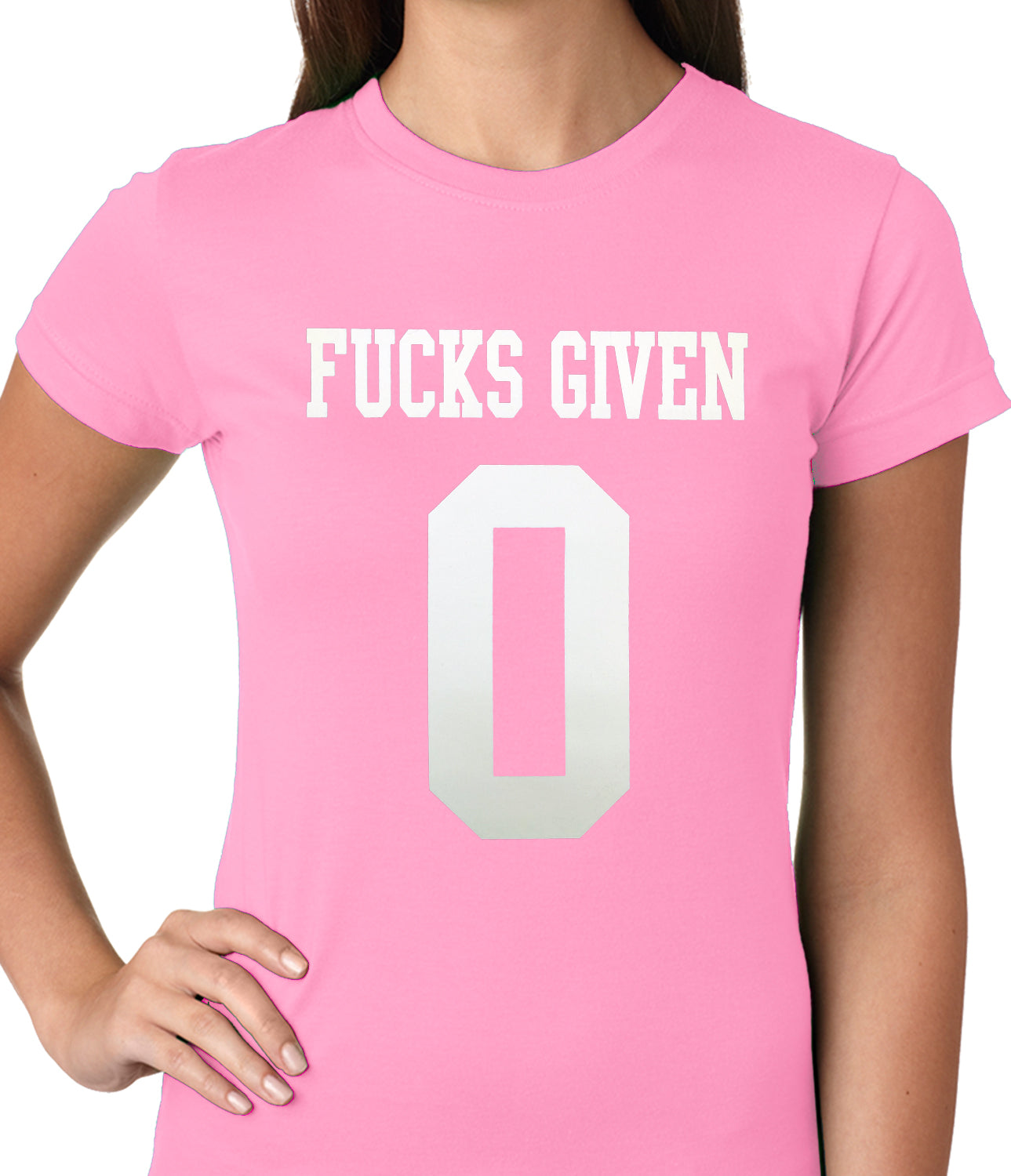 F*cks Given 0 Ladies T-shirt