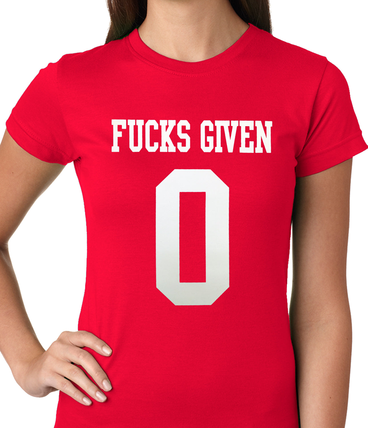 F*cks Given 0 Ladies T-shirt