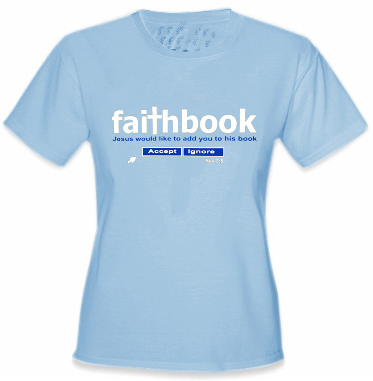 Faithbook Girl's T-Shirt