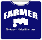 Farmer The Hardest Job T-Shirt