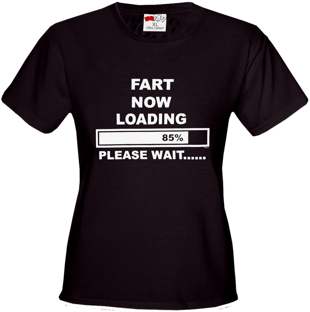 Fart Loading Girl's T-Shirt