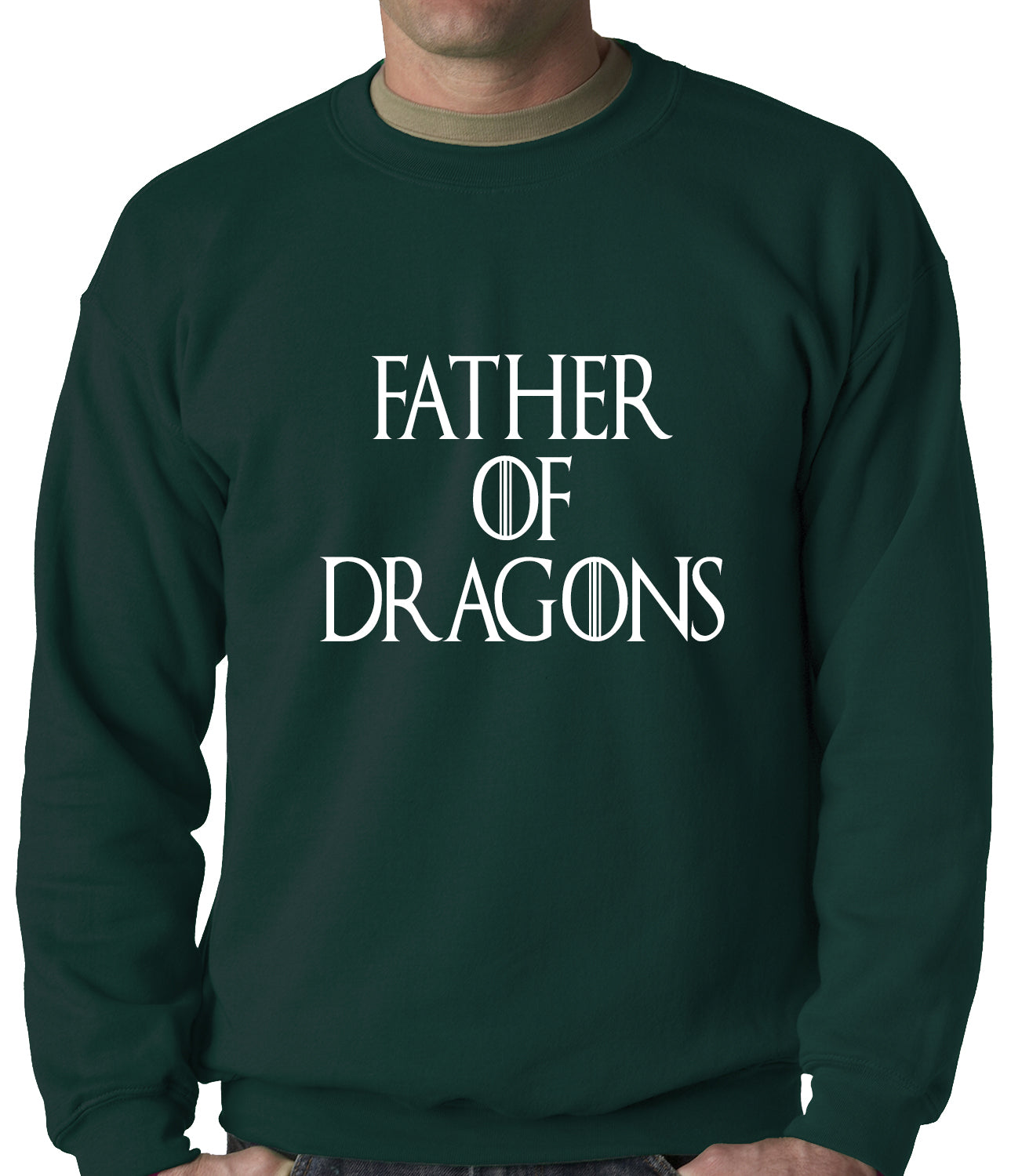 Father Of Dragons Adult Crewneck