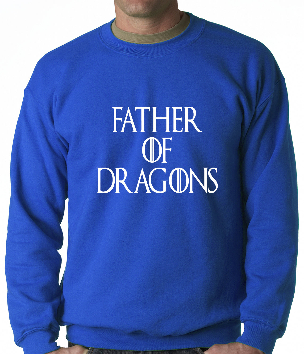 Father Of Dragons Adult Crewneck