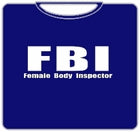 Female Body Inspector Mens T-Shirt
