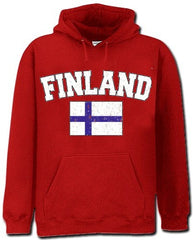 Finland Vintage Flag International Hoodie