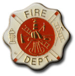 Fire Dept Lapel Pin