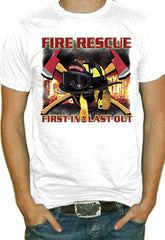 Fire Rescue Mens T-Shirt