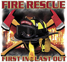 Fire Rescue Mens T-Shirt