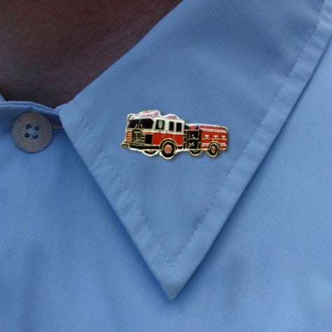 Fire Truck Pumper Lapel Pin