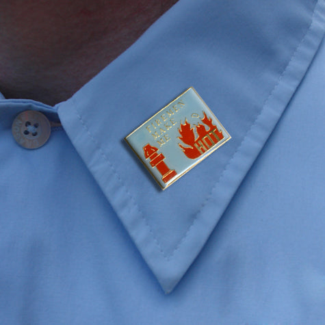 Firemen Make Me Hot Lapel Pin
