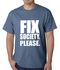 Fix Society. Please. Transgender Equality Mens T-shirt