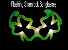 Flashing Shamrock Sunglasses