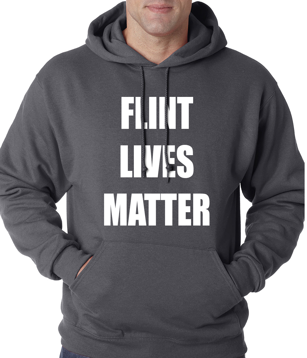 Flint Michigan Lives Matter Adult Hoodie