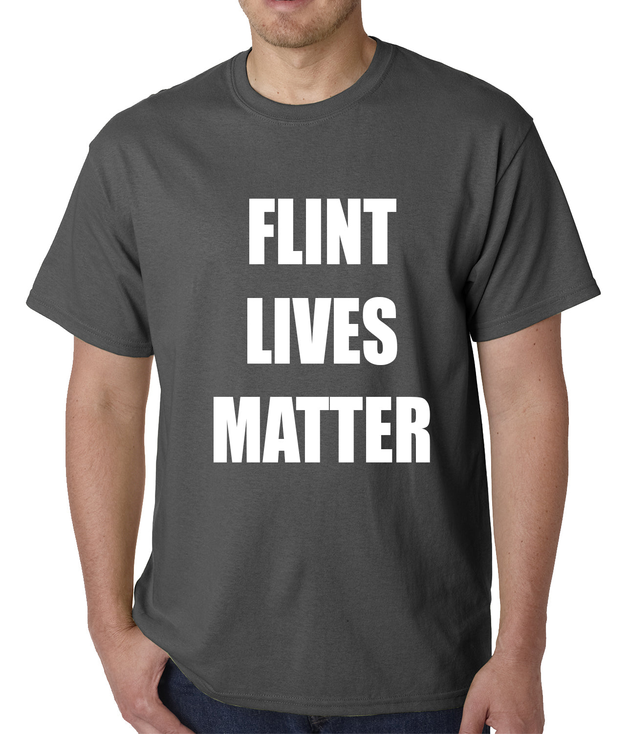 Flint Michigan Lives Matter Mens T-shirt