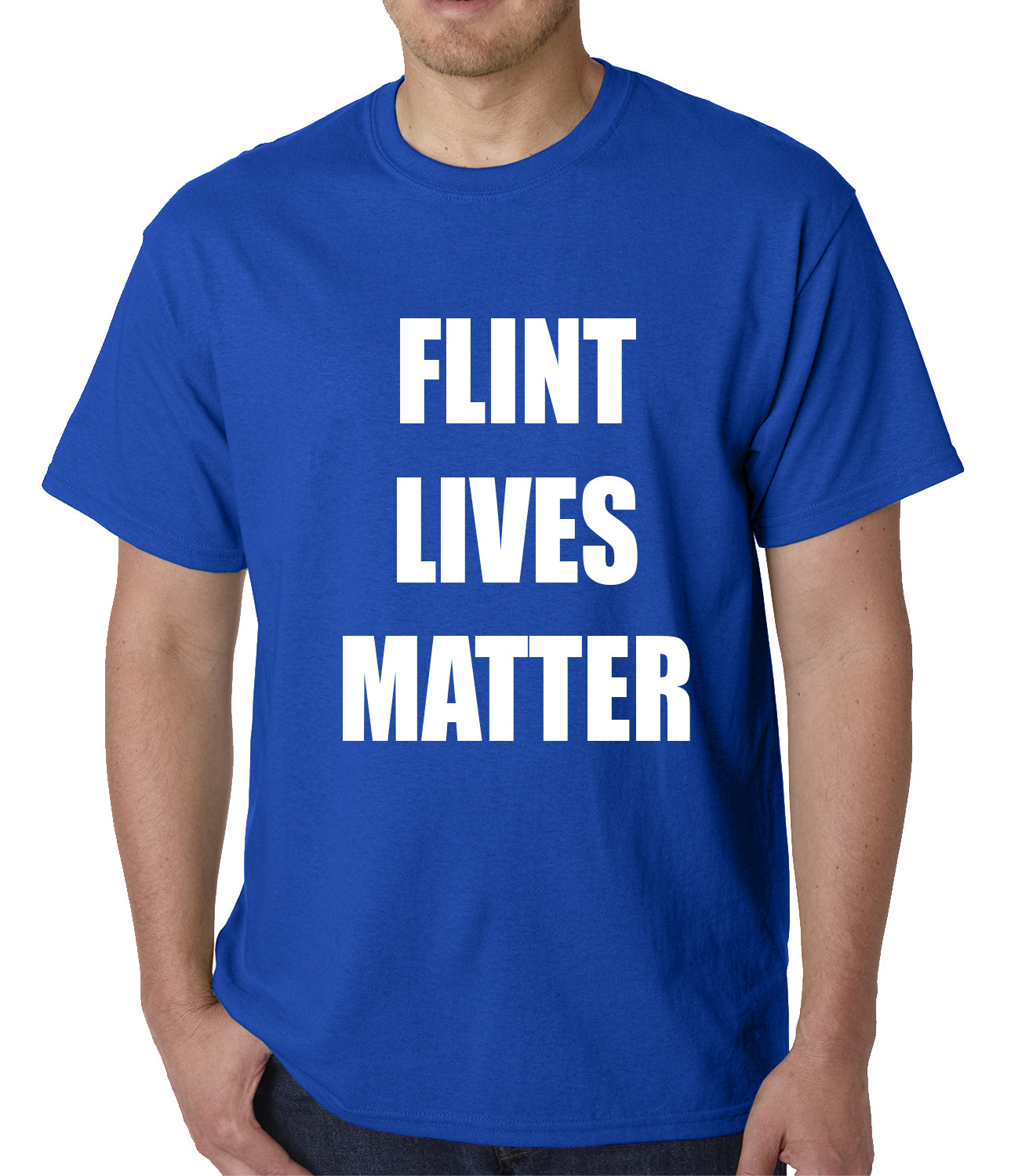 Flint Michigan Lives Matter Mens T-shirt