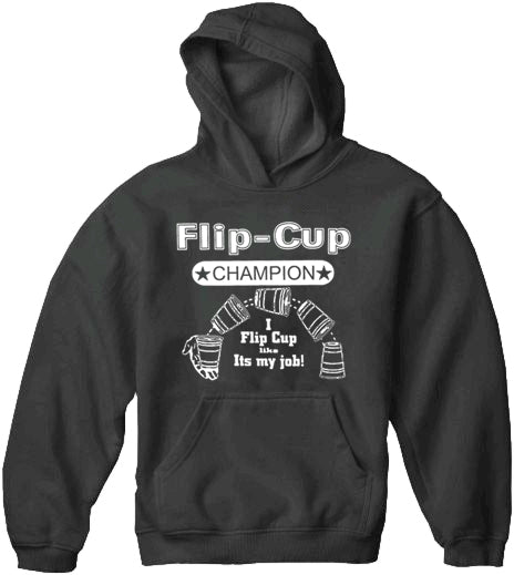 Flip Cup Champion Adult Hoodie