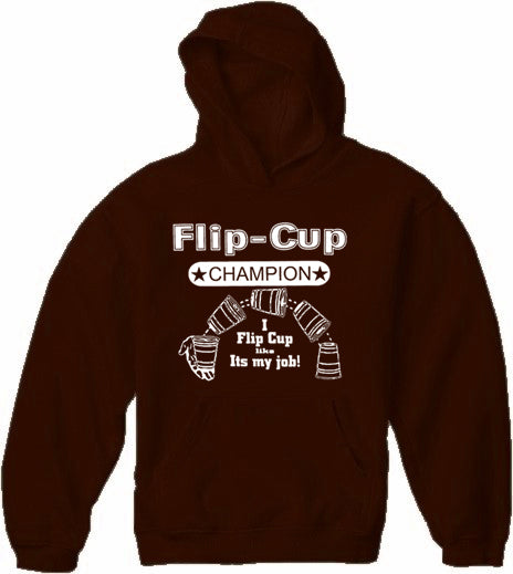 Flip Cup Champion Adult Hoodie