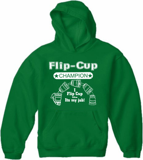 Flip Cup Champion Adult Hoodie