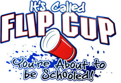 Flip Cup - You're About to Be Schooled Girls T-Shirt