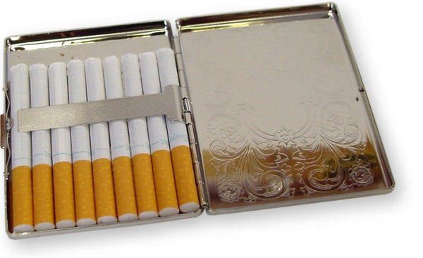 floral cigarette case Antique Art Nouveau German Sunflower Perfect gift for smokers 1 Pack Of 20 Vintage