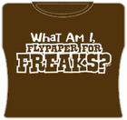 Fly Paper For Freaks Girls T-Shirt