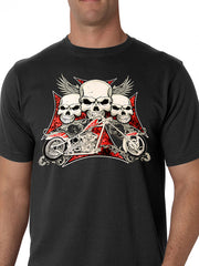 Flying Skulls of Death Men's T-Shirt