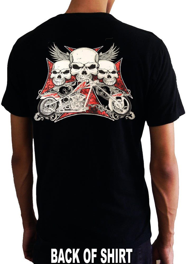 Flying Skulls of Death Men's T-Shirt