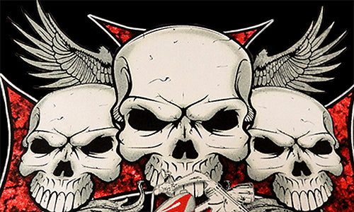 Flying Skulls of Death Men's T-Shirt