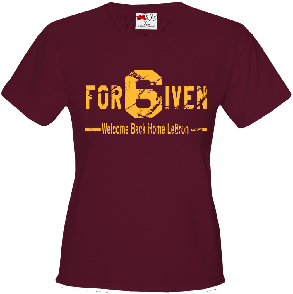 For6iven LeBron Cleveland Girls T-shirt