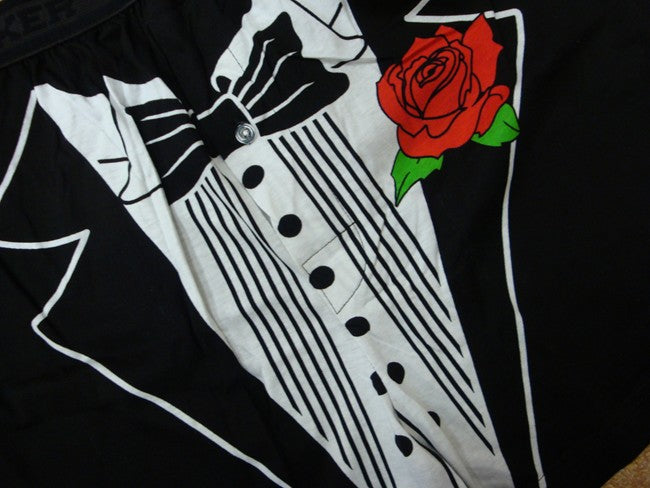 Formal Tuxedo Boxer Shorts