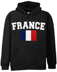 France Vintage Flag International Hoodie