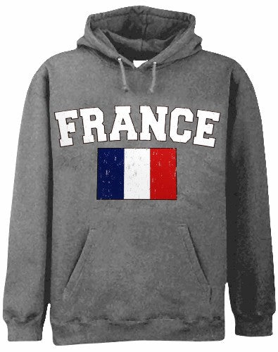 France Vintage Flag International Hoodie