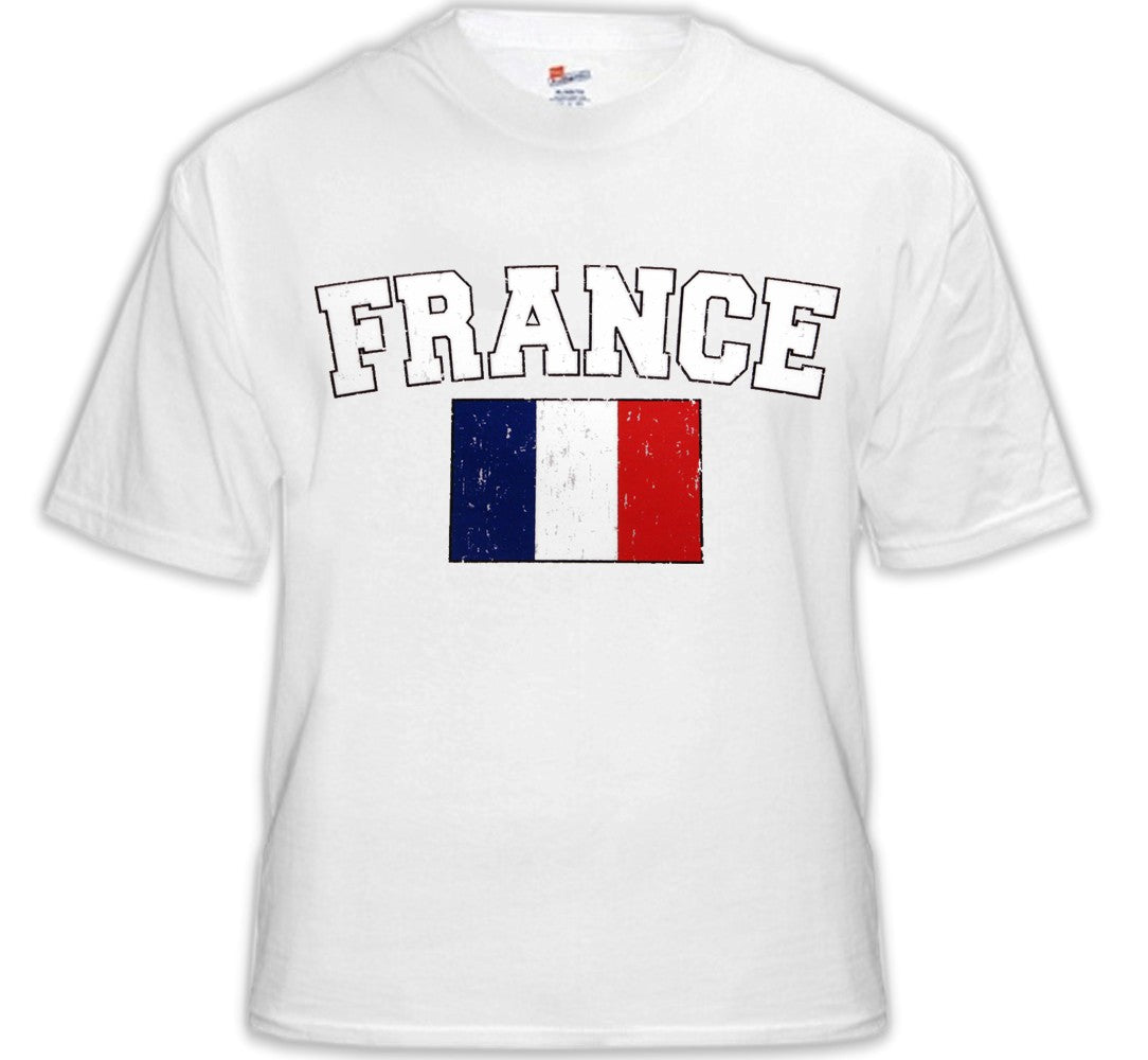 France Vintage Flag International Mens T-Shirt